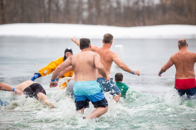 Special Olympics Polar Plunge fundraiser.