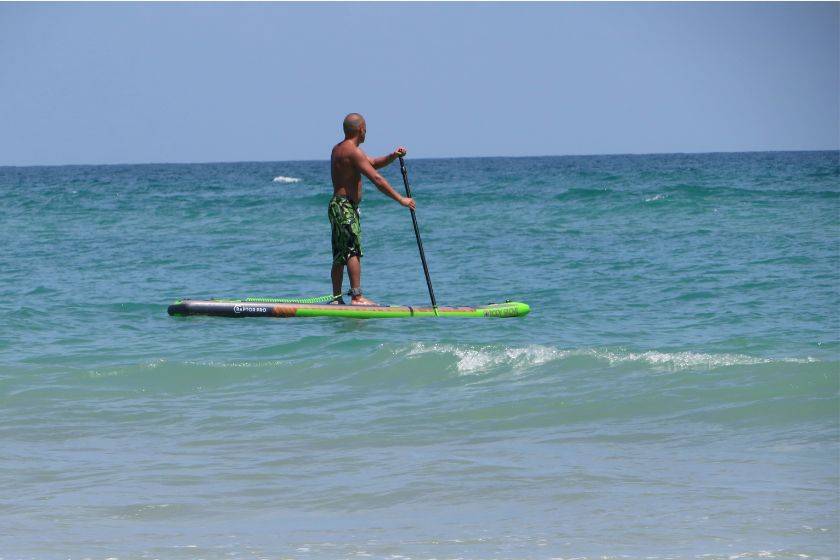 Paddle baording in Sandbridge Beach, VA