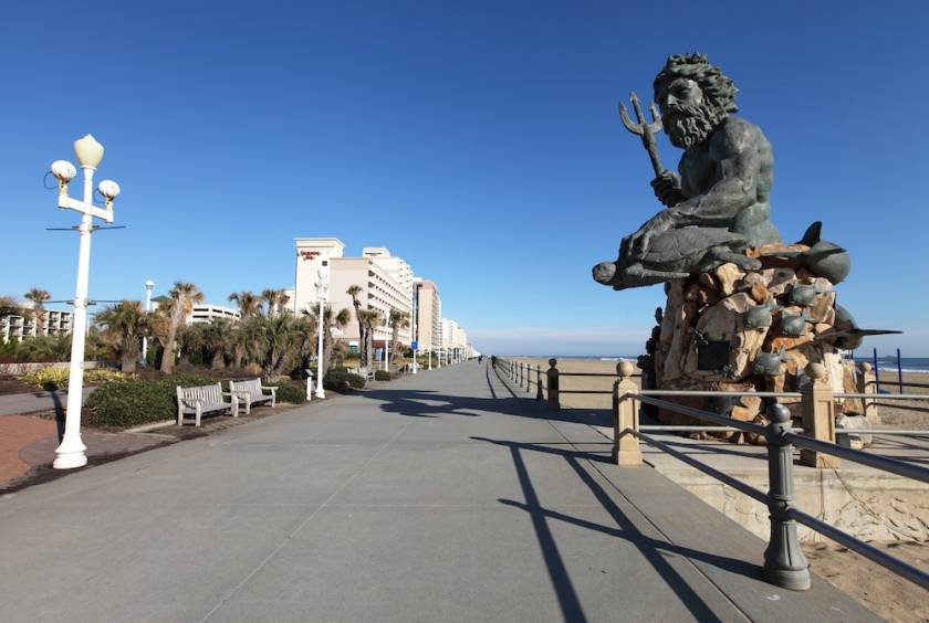  Norwegian Lady Statue along the boardwalk commemorating the lives lost in the 1891 shipwreck.